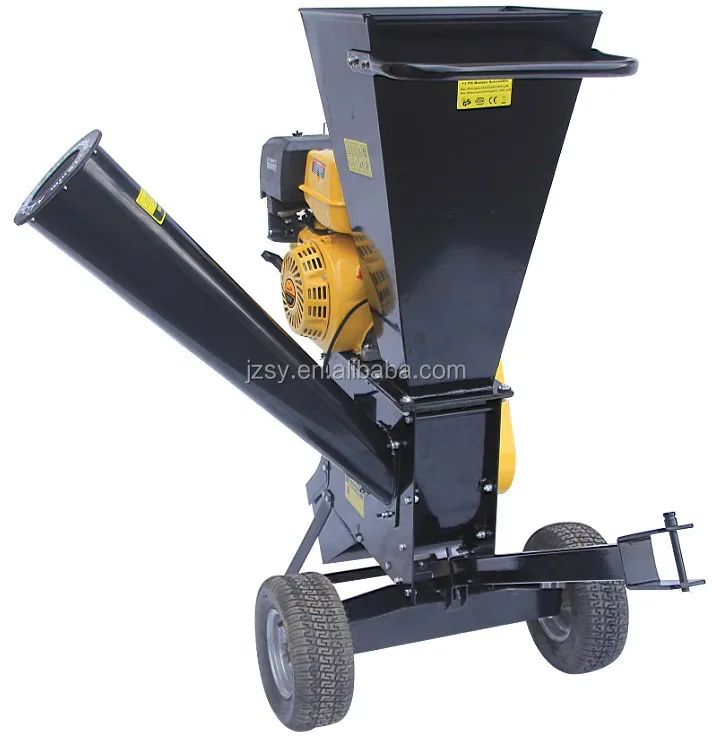 High Quality Commercial Vertical Multi-Purpose Wood Shredding Machine/13HP Tree Branch Chipper Shredder Equipment