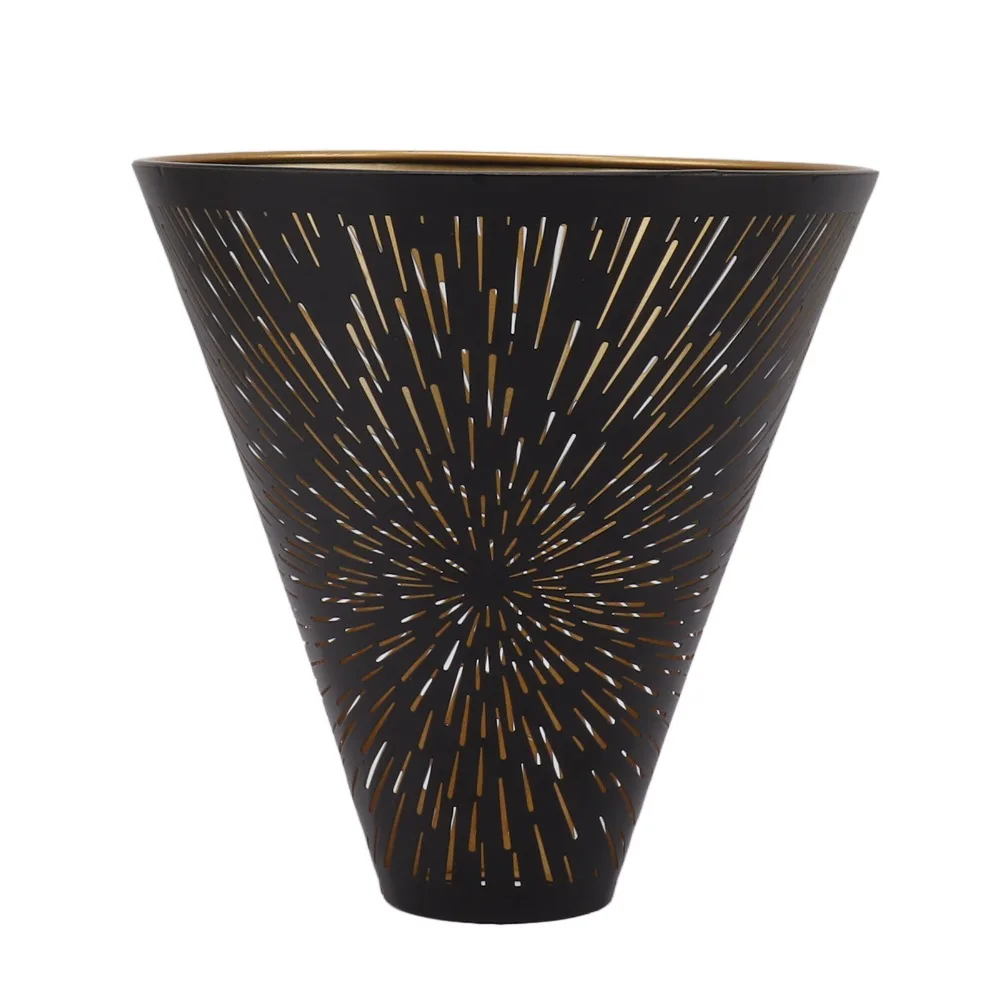 

Simple Iron Lampshade Geometric Pattern Medium Size Lamp Cover Wall Lamp Shade Bedroom