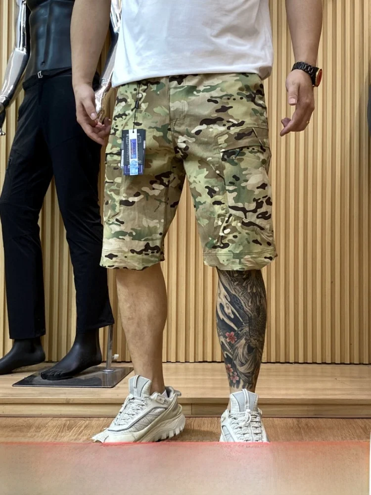 

Tactical Series Reverse Scales 3D Tailoring Men's Summer Outdoor Sports Casual Shorts Anti-scratch Wear-resistant Workwear