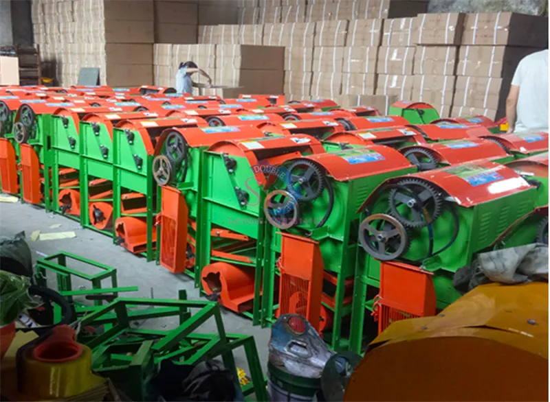 أسعار الجملة منتقي الفول السوداني 300 كجم/ساعة المنزلية الصغيرة الرطبة والجافة آلة قطف الفول السوداني الكهربائية أو البنزين نوع دراس