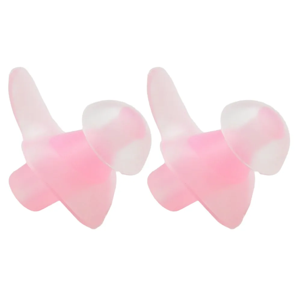 Durable High Quality New Practical Reuseable Ear Plugs Beginner Diving Kids Silicone+PC Solid Color Waterproof