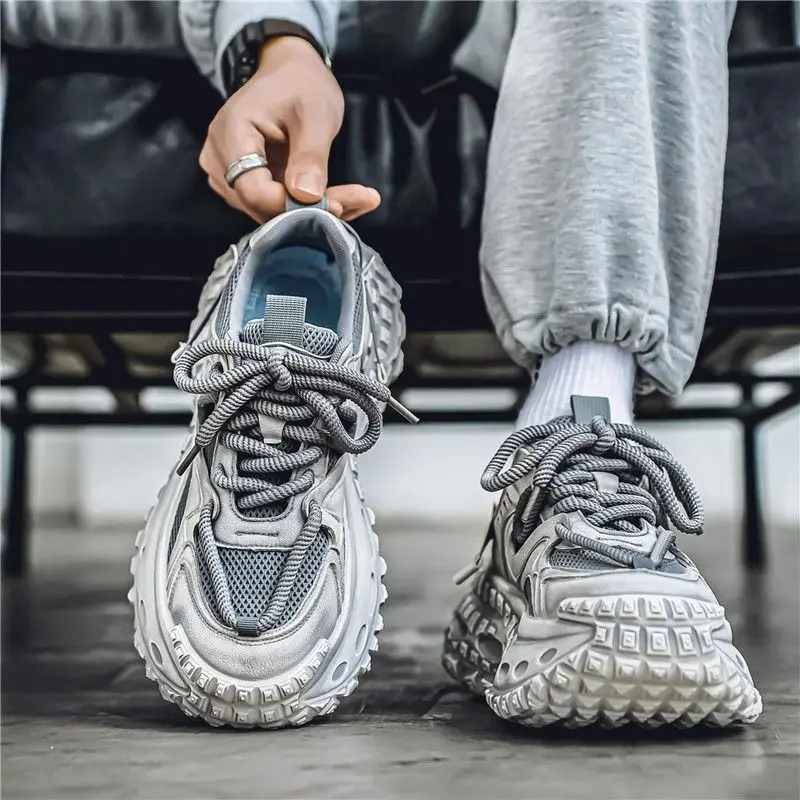 

Дышащая спортивная обувь для бега для мужчин, сетчатый верх, серые дизайнерские кроссовки всех брендов, удобные стильные мужские повседневные кроссовки цвета Miked