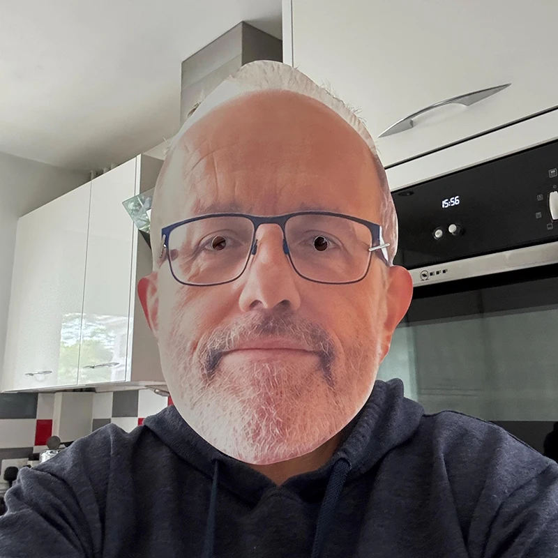 تخصيص قناع الوجه تأثيري حزب DIY خدعة كابينة تصوير اللباس قناع فريق الزفاف حزب متعدد الأغراض اللباس قناع ﻿