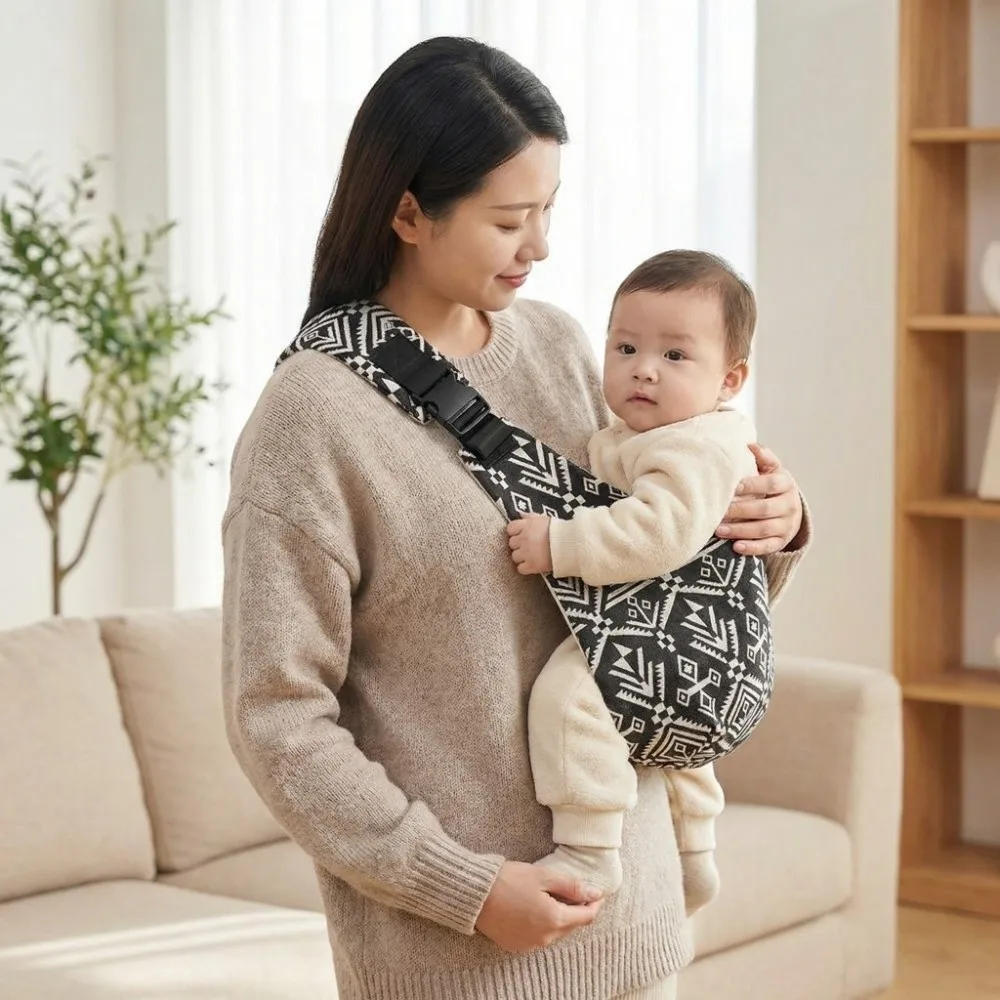 

Композитный губчатый слинг-переноска для младенцев, регулируемый, прочный, дышащий, легкий, для новорожденных, женский