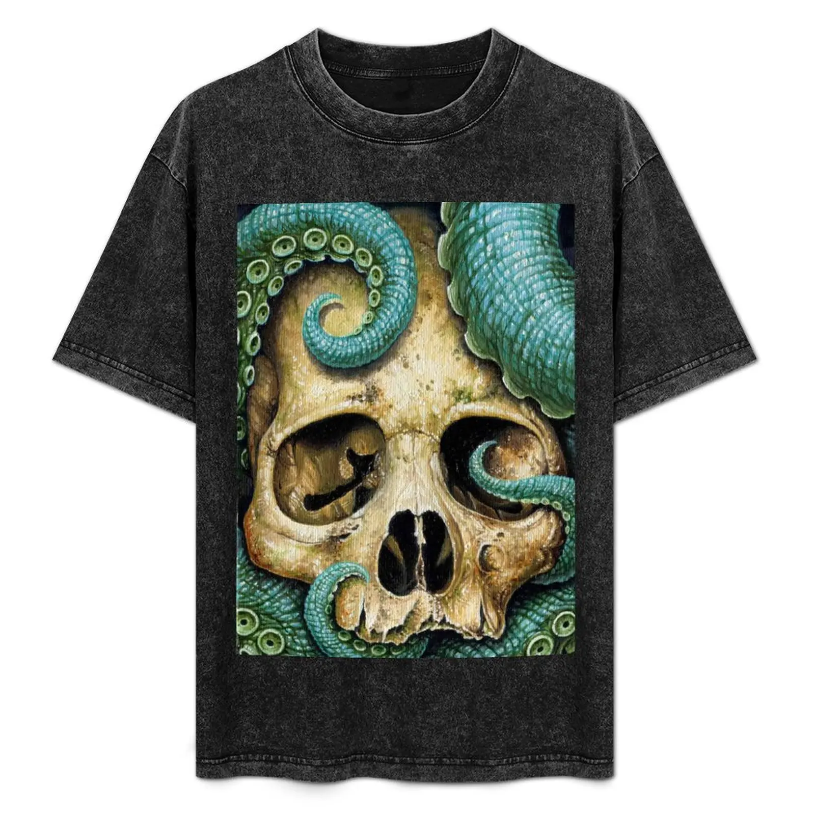 

tentacle skull T-Shirt Sport Basic Moisture Wicking Tee