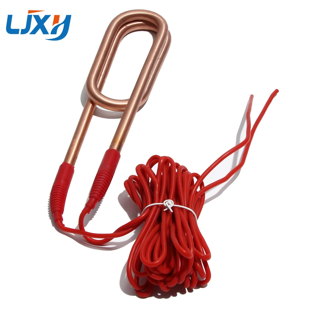 LJXH Industrial Electric Heating Element High-power Copper/Stainless Steel Water Tank Pool Heater 3KW Wiith/without EU Plug