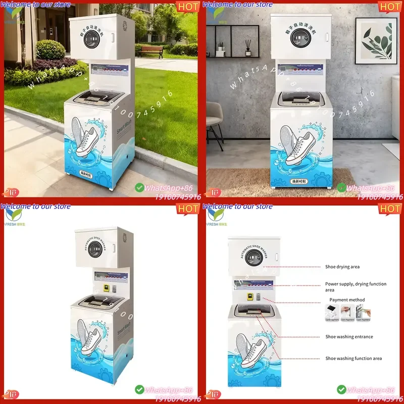 CECertificate VFresh New Design Premium Price Smart Machine for Public Shoes Cleaning Vending Machine