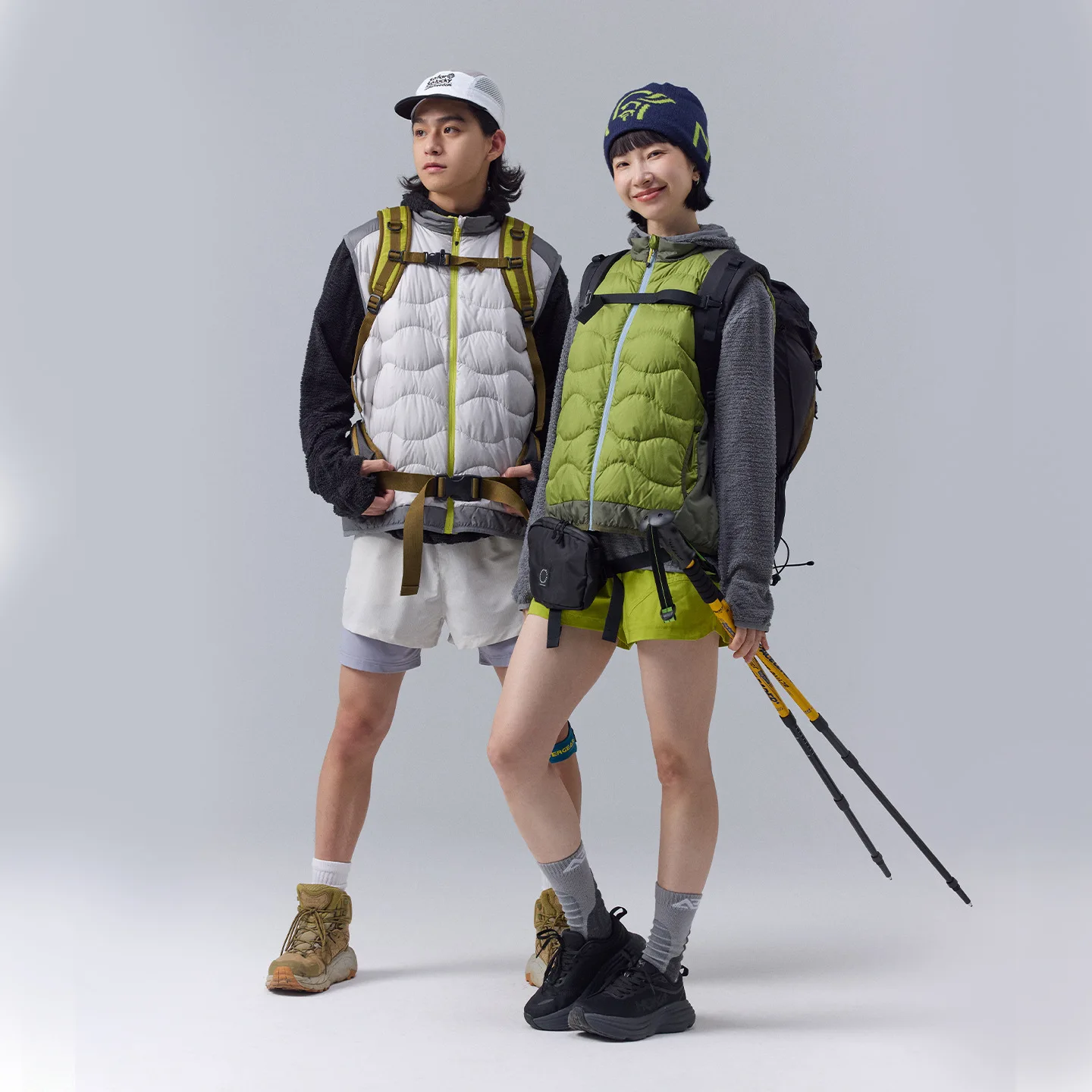 Winter New Outdoor Mountain Style Color-Blocking Lightweight Down Vest - Trendy Unisex Design for Men & Women
