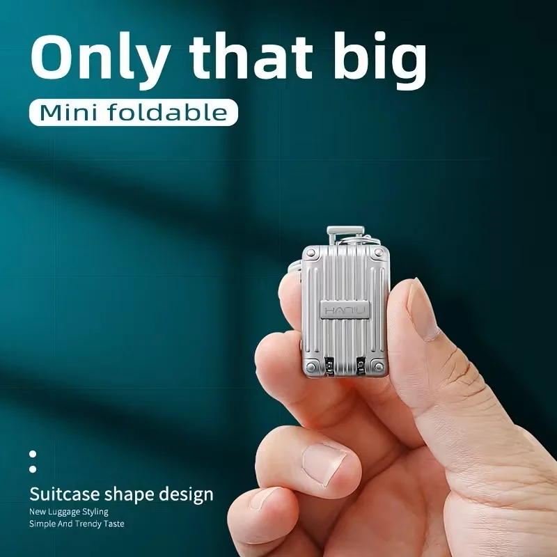 1pc Mini Stainless Steel Foldable Nail Clipper with Keychain Attachment&Built-in Nail File, for Manicure, Sharp&Durable Nail