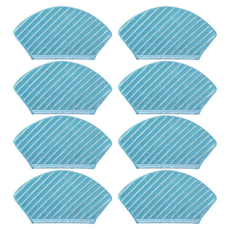 

8PCS Cleaning Cloth Mop Cloth Sweeping Robot Accessories For Midea M71CN M7/I10 Spare Parts