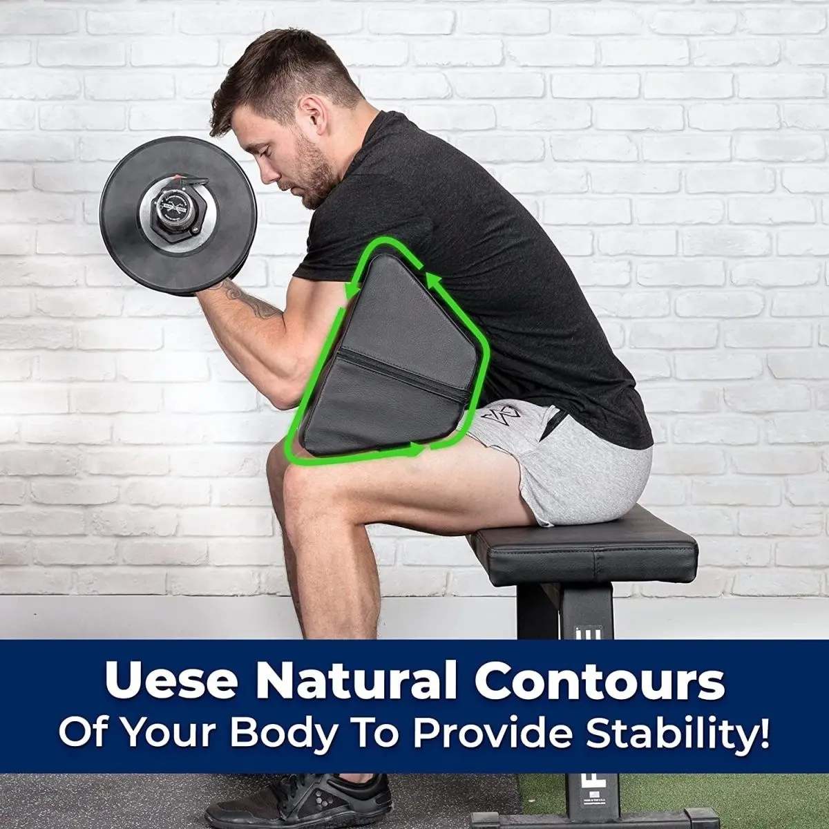 Portable Bicep Exercise Pad Strength Training Protective Pads Can Replace Gym Weight Bench Home Gym Fitness accessories