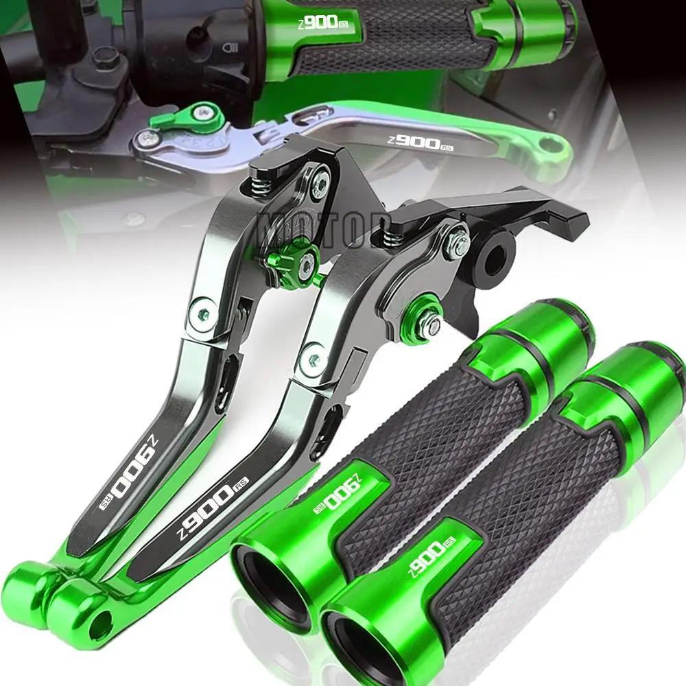 

For KAWASAKI Z900RS 2018 2019 2020 Z900 RS Z 900RS Motorcycle Aluminum Adjustable Brake Clutch Levers Handlebar Hand Grips ends