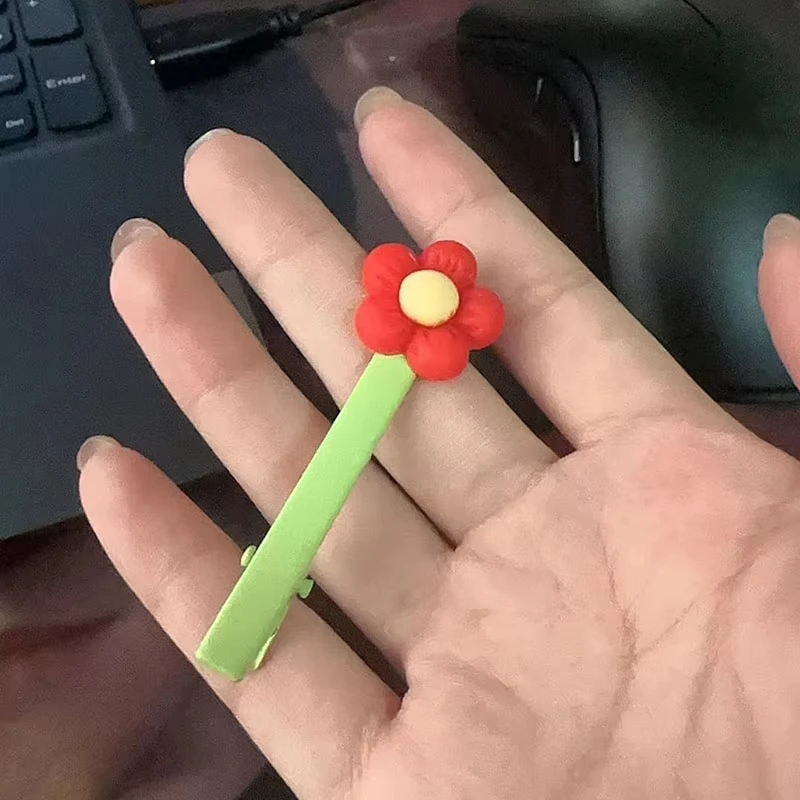 Anime Alien Stage Mizi Till Ivan Cosplay Haarnadel Fünfblättrige Blumen Haarspange Niedliche Kopfbedeckung Maskerade Party Haaraccessoire – Detail 6