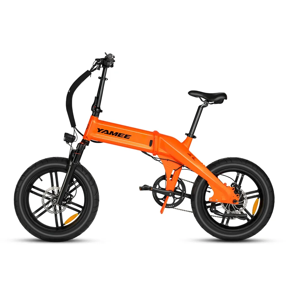 دراجة إلكترونية قابلة للطي للبالغين من YAMEE XL، دراجة جبلية إلكترونية بإطارات سميكة مقاس 20 بوصة، دراجة كهربائية ببطارية 750 وات 48 فولت 15 أمبير في الساعة #4