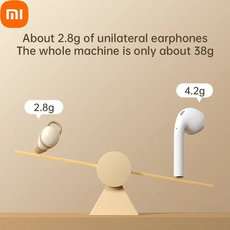 XIAOMI-auriculares inalámbricos TWS para dormir, cascos pequeños invisibles con Bluetooth, reducción de ruido, Comfrotable