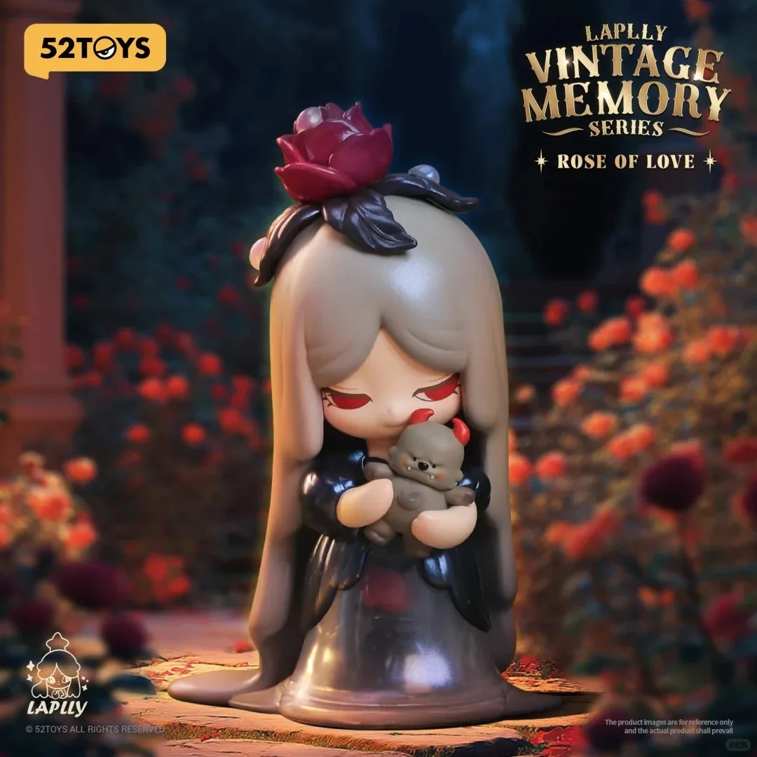 52 brinquedos laplly série de memória vintage caixa cega brinquedos kawaii anime figura ação caixa caja surpresa caixa mistério bonecas presente das meninas