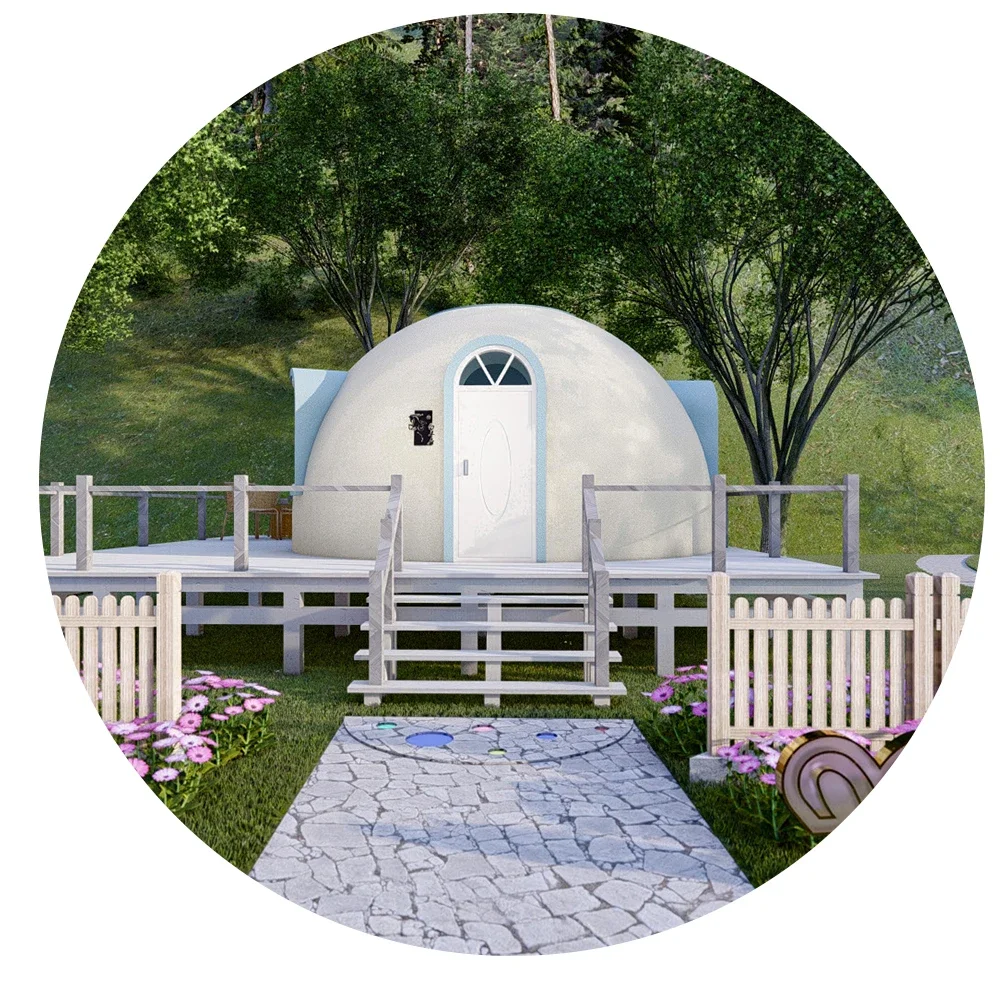 Graphite eps construction kubbe ev modular house dome geodesic green house