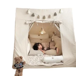 Nordic INS Children's Toy House Men's and Girls' Indoor Castle Family Game House Cotton Canvas Tent