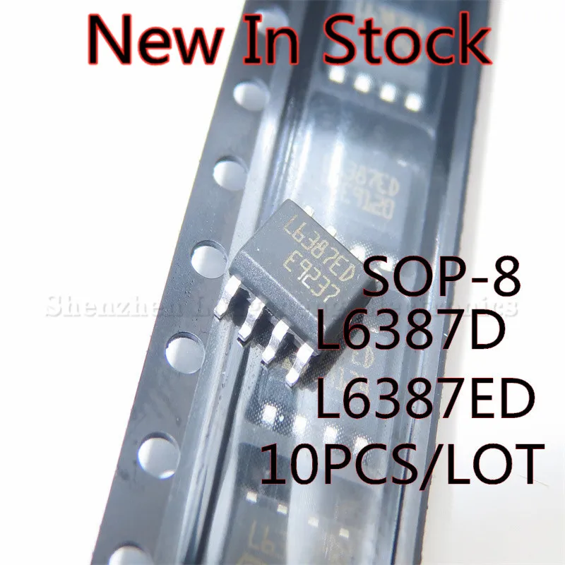 10 pz/lotto L6387ED L6387D SOP-8 bridge drive un interruttore esterno nuovo disponibile
