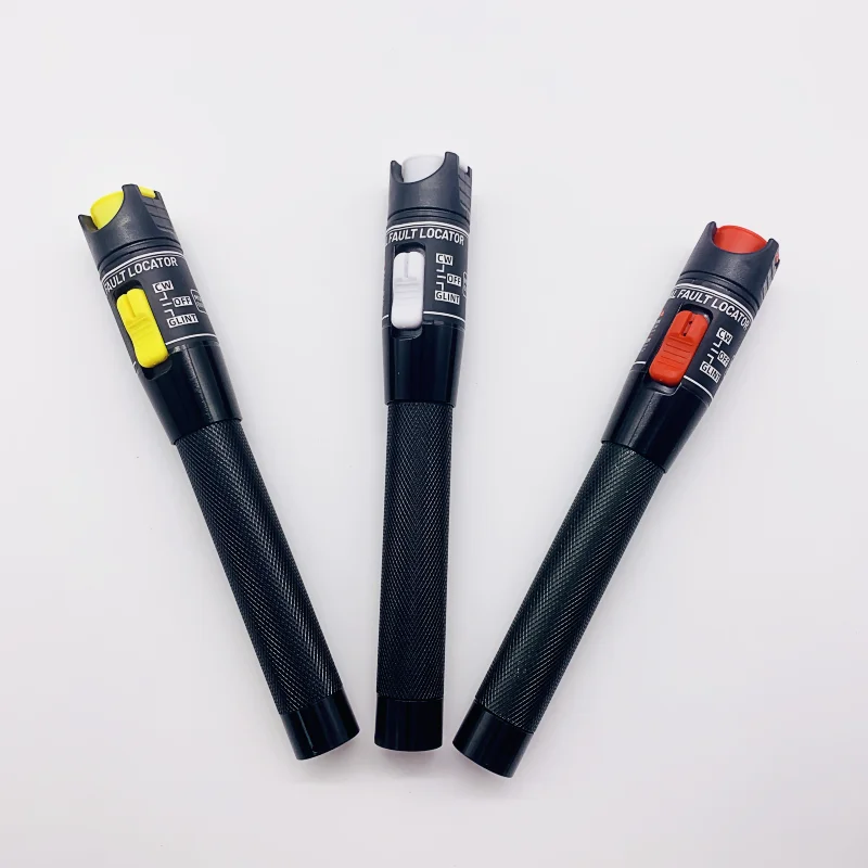 Visual Fault Locator Fiber VFL 50/80/100mw Red Light Optic Cable Tester Tool support FC/SC/ST 2.5MM Dry Cell Batteries