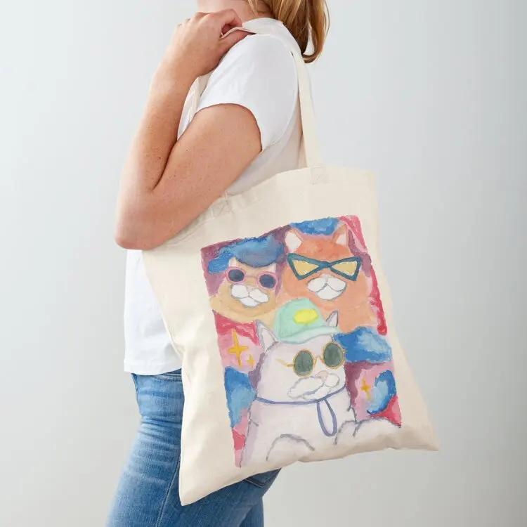 

Snazzy Cats Tote Bag tote bag women foldable reusable bag reusable grocery bags tote bags aesthetic