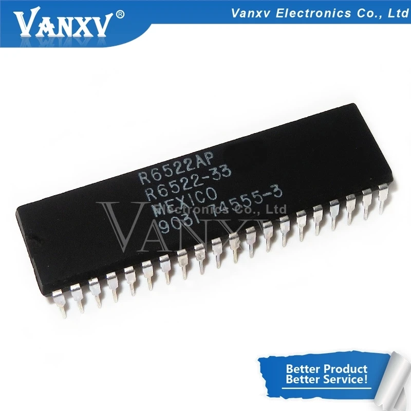 1-20PCS R6522AP R6522 R6532P R6532 YM2203C YM2203 Z84C0006PEC Z84C0006 TMS9928ANL TMS9928 ICL7129ACPL ICL7129 DIP-40