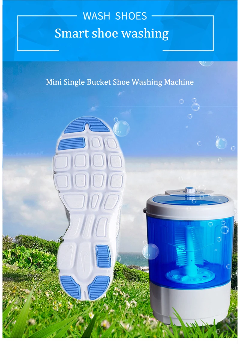 XPB45-C Giày Máy Giặt Hộ Gia Đình Nhỏ Giày Thông Minh Máy Giặt Giày Lười Bàn Chải Giày Giặt Giày Giặt Tích Hợp Máy