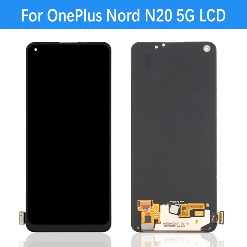 AMOLED For Oneplus Nord N20 5G LCD GN2200 CPH2459 Display Touch Screen Digitizer Assembly Replacement For Oneplus Nord N20 5G