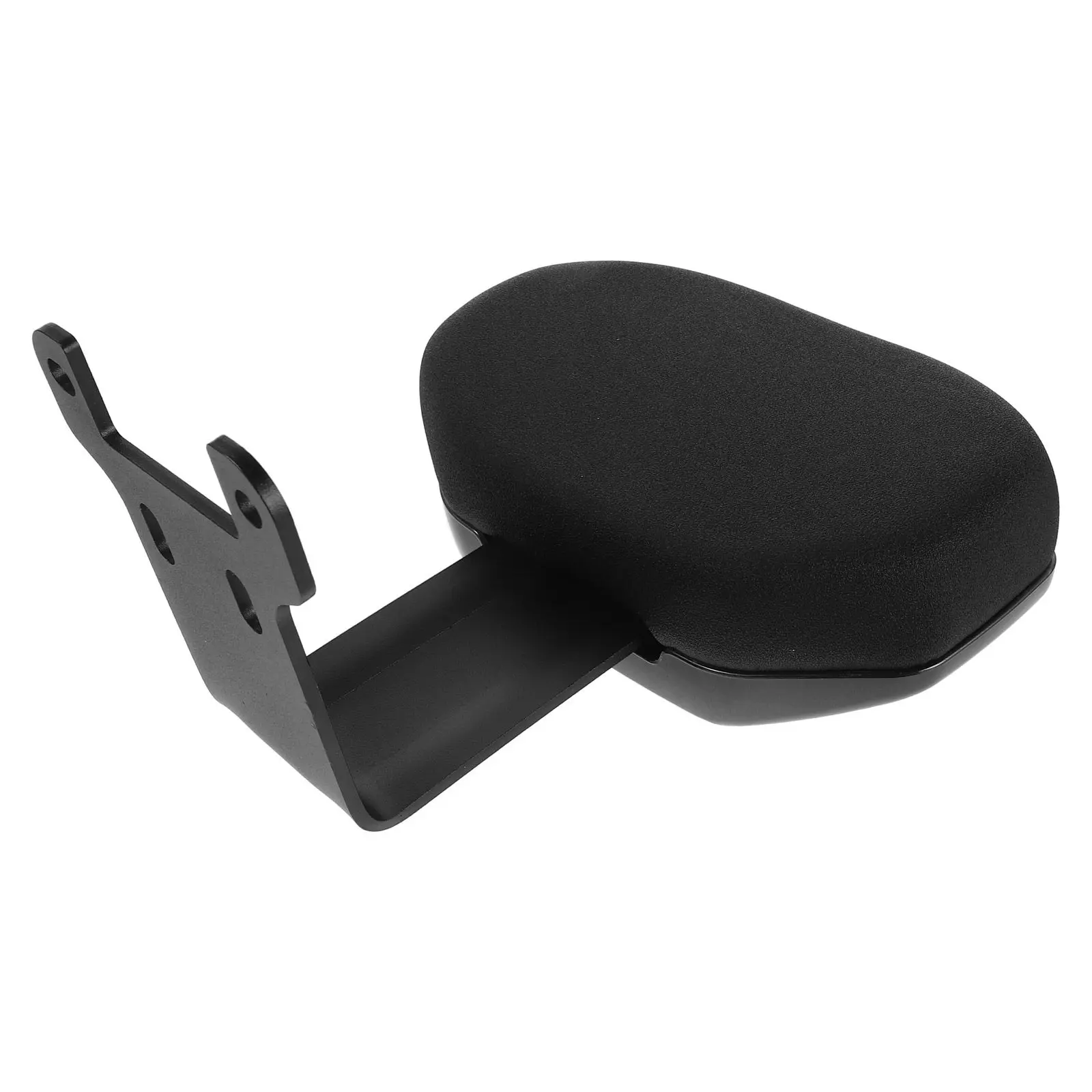 

Thickened Motorcycle Passenger Seat Backrest Cushion Pad Detachable Tail Back Pad for Electric Bikes Scooters Black Rear Cushion