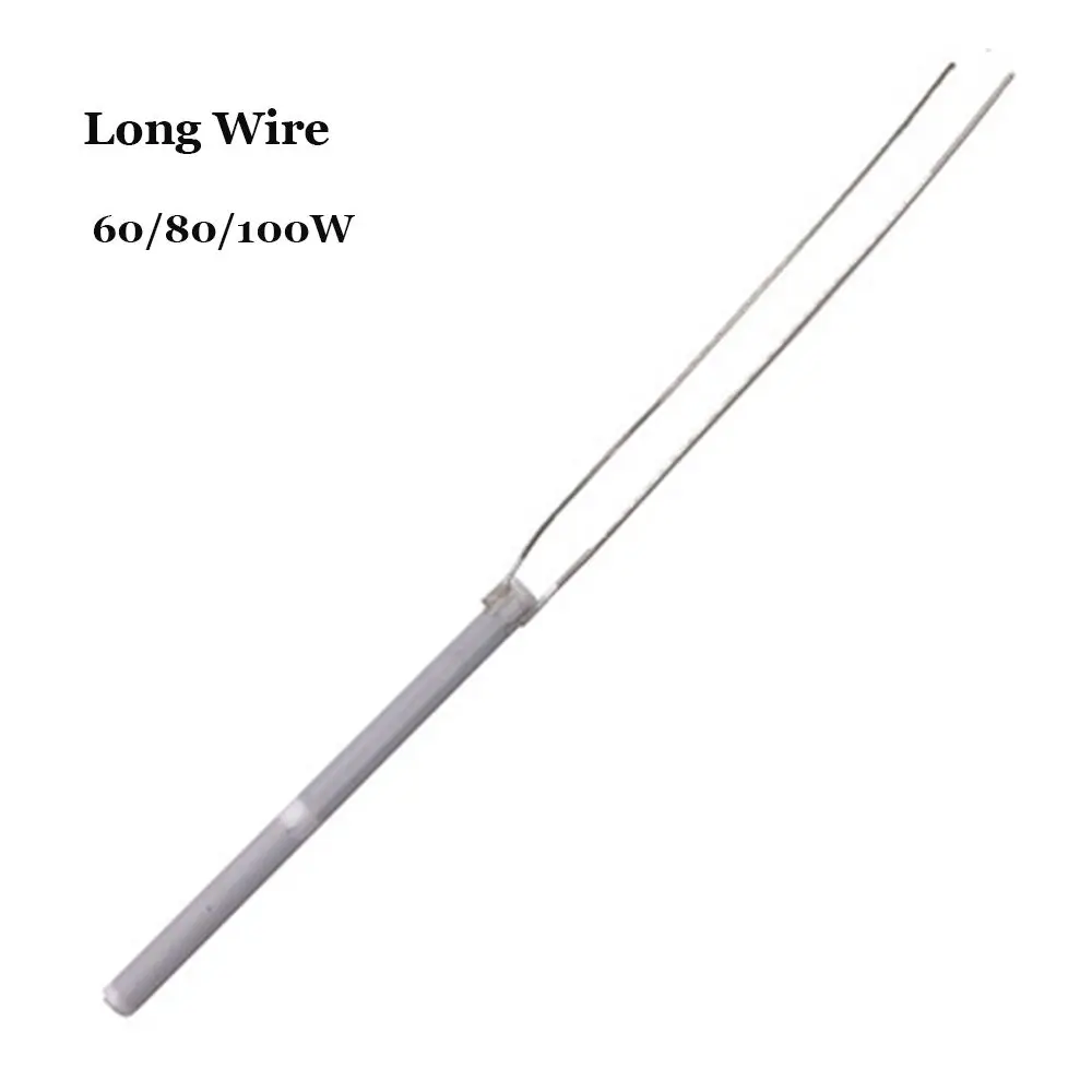 Adjustable Temperature Soldering Iron Heater Short/Long Wire 220V 80W 60W 100W Internal Heating Element For 908 908S Solder Tool