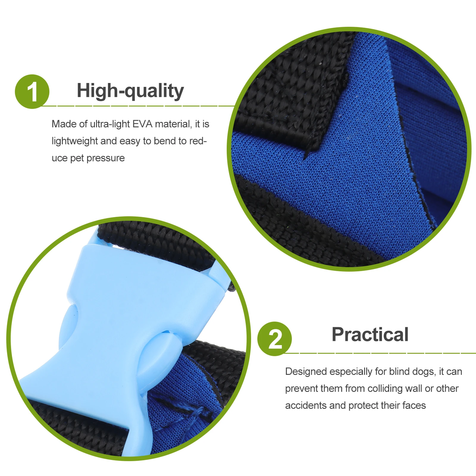 

Anti-Collision Ring Protection Circle for Blind Dogs Pets Cats 28Cm Diameter Eva Material Lightweight Easy Bend