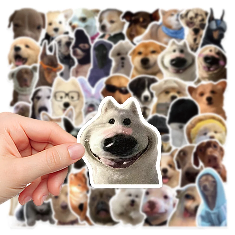 50PCS Cute Dogs MEME Waterproof Stickers For PHONE Case Notebook Helmet Decal BulingBulingStickers Store