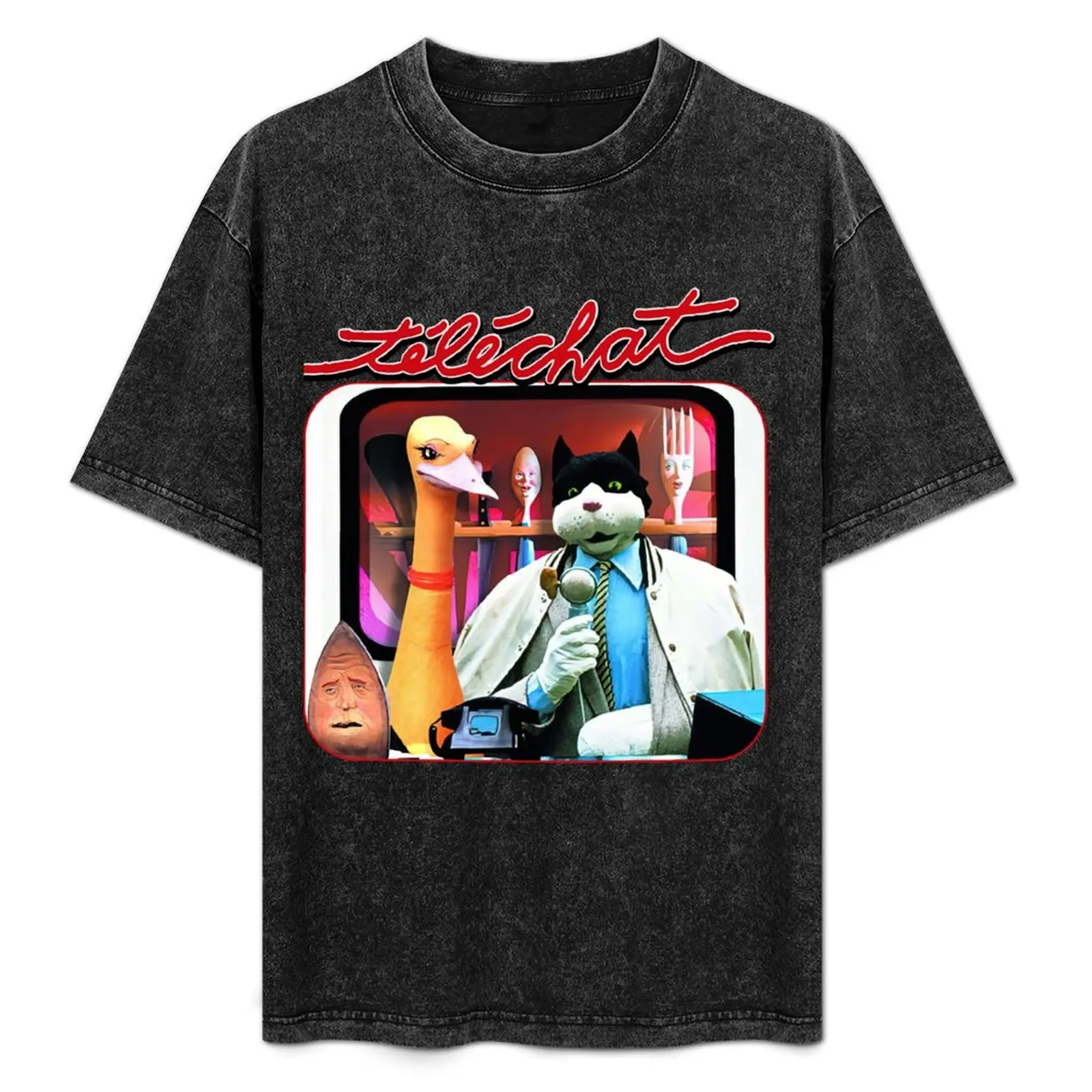 

Telechat T-Shirt Comfortable Work Wear Tee