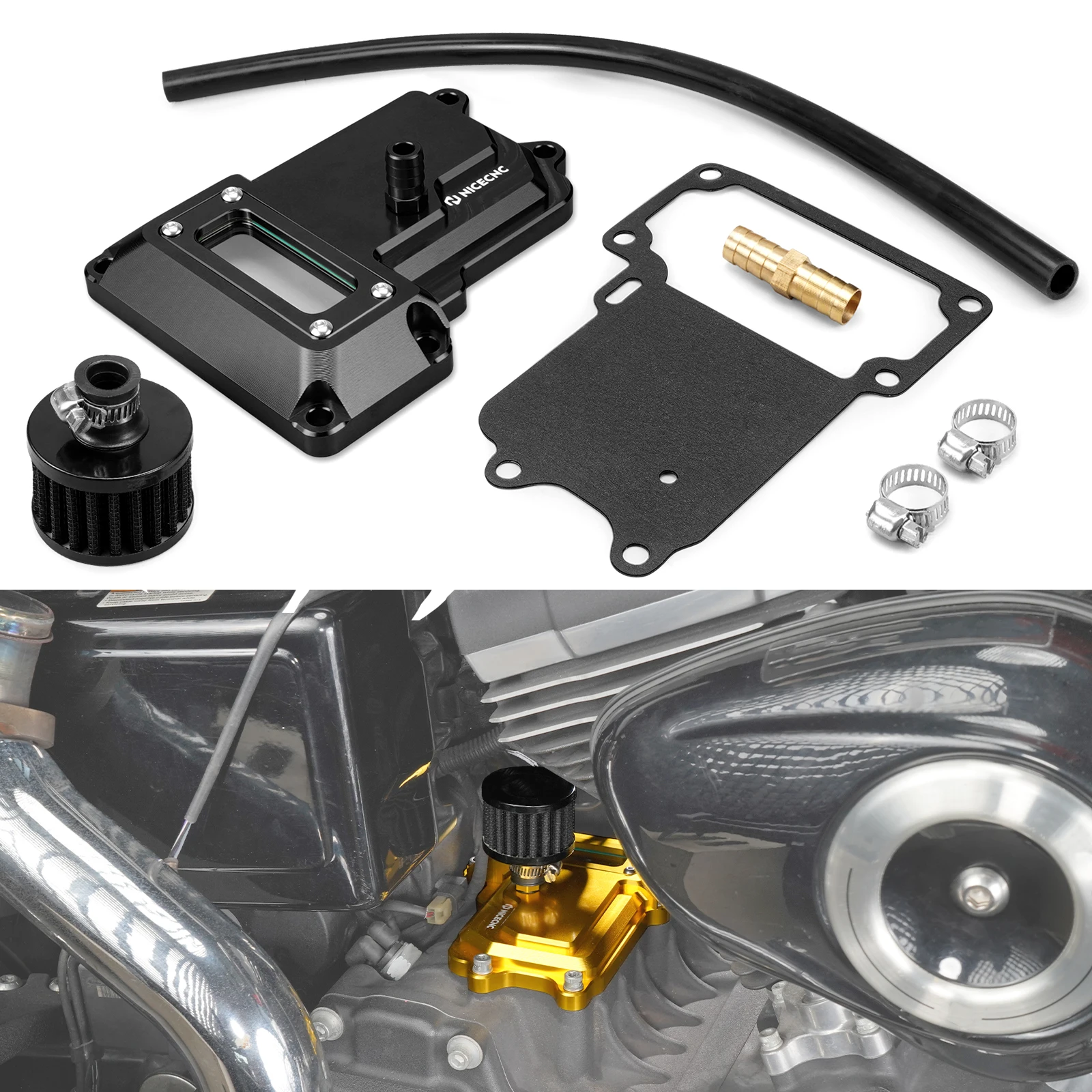 

Motorcycle Vented Transmission Top Cover for Harley Dyna Street Bob FXDB Low Rider FXDL Wide Glide FXDWG Softail Deluxe 06-2017