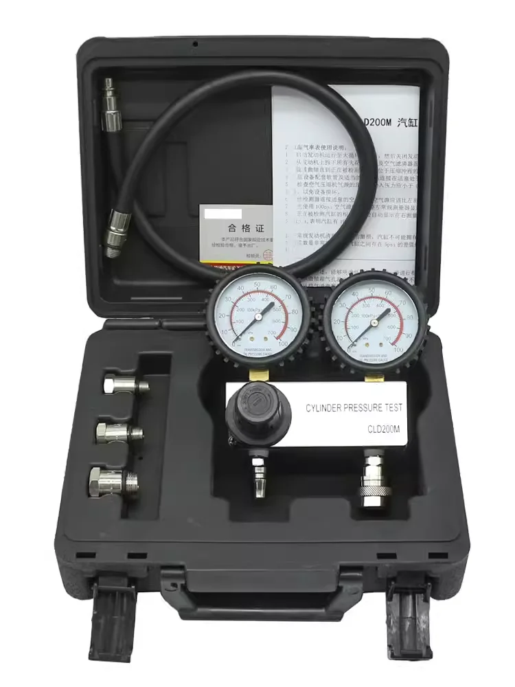 

Тестер утечки цилиндра, манометр инструмента двигателя