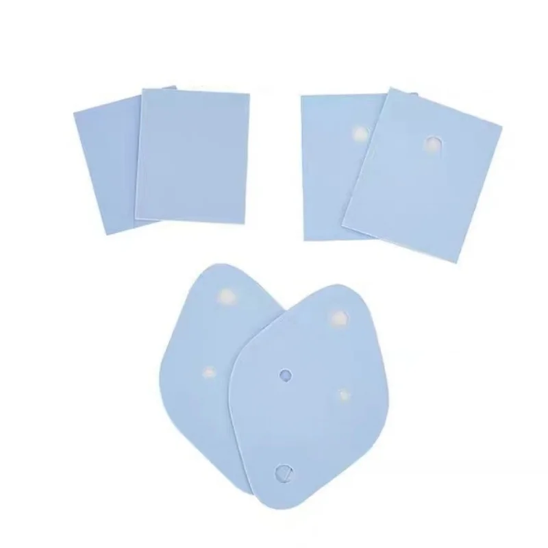 100/200pcs TO-3 TO-3P TO-220 Blue Bushing Transistor Insulation Pads Silicone Heatsink Shim for Laptop CPU GPU