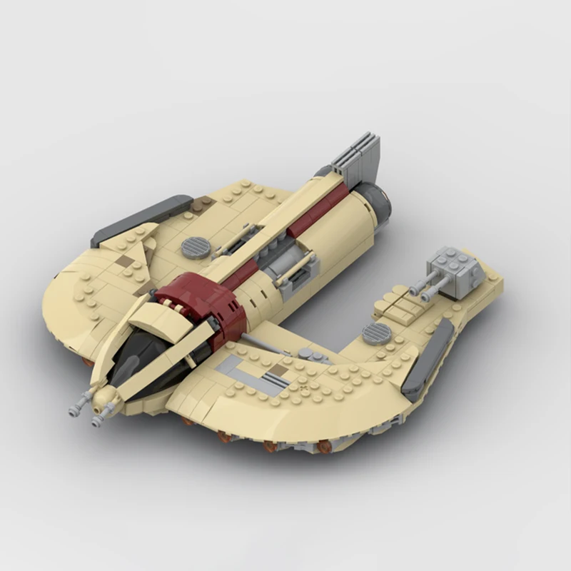 MOC Space War Serie Kopfgeldjäger Starfighter Sammlung Zusammenbau Baustein Kreatives Modell Ziegel Set Kinderspielzeug Geschenk