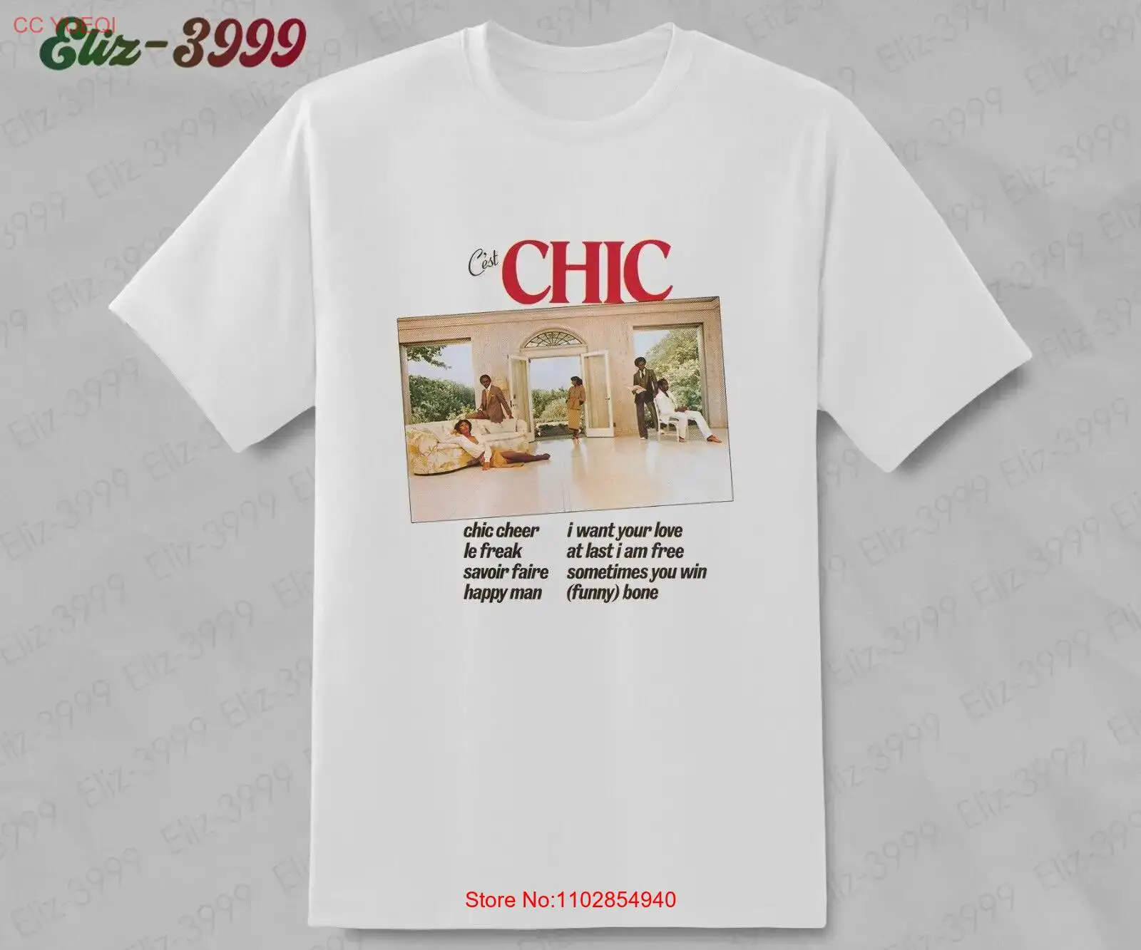 Классическая футболка Cest Chic Nile Rodgers Bernard Edwards Le Freak I Want Your Love Классическая футболка Cest Chic Nile Rodgers Bernard Edwards Le Freak I Want Your Love