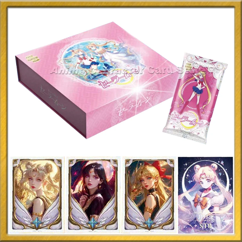 

Sailor Moon Card Anime Beautiful Girl Characters Rare SSP Moonlight Crystal Fantasy Magic Series Collection Cards Children Gifts