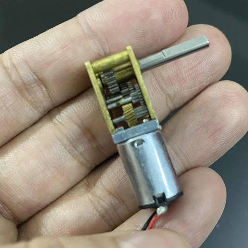 TW 1PC NEW Mini Gear Motor Micro Worm Gear Reducer Brush DC Motors Electronic Devices 1218GE-N20 DC 12V (to 6V 3V)