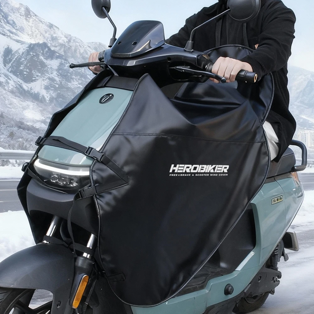 

Winter Motorcycle Leg Lap Cover Leg Rain Cover For Moto Scooter Cover Leg Lap Apron Waterproof Cold-Resistant Chest Leg Cover