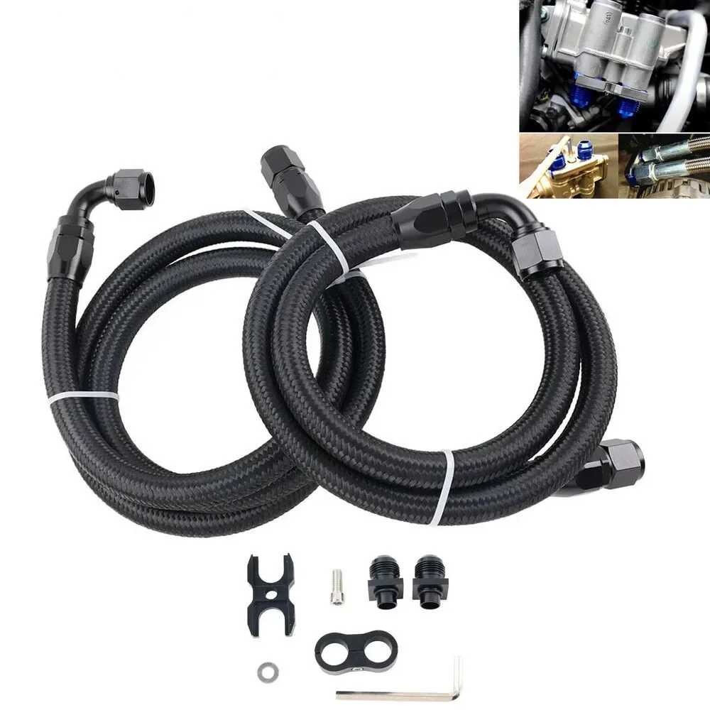 Fuel Hose Lines + Oil Cooler Adapter Fitting For BMW E36 E46 M3 E90 E92 E93 335i