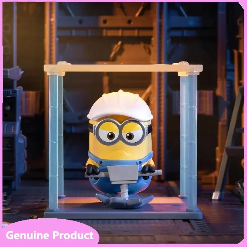 

100%Original genuin Minions At Work Series Blind Box Toys Mystery Box Mystere Cute Doll Kawaii Model Gift