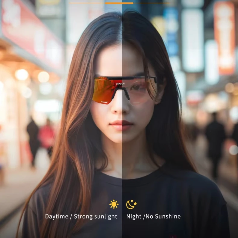 

The New Fashionable Gradient Cycling Glasses Are a Choice for Outdoor Cycling. There Are Multiple Colors to Choose From