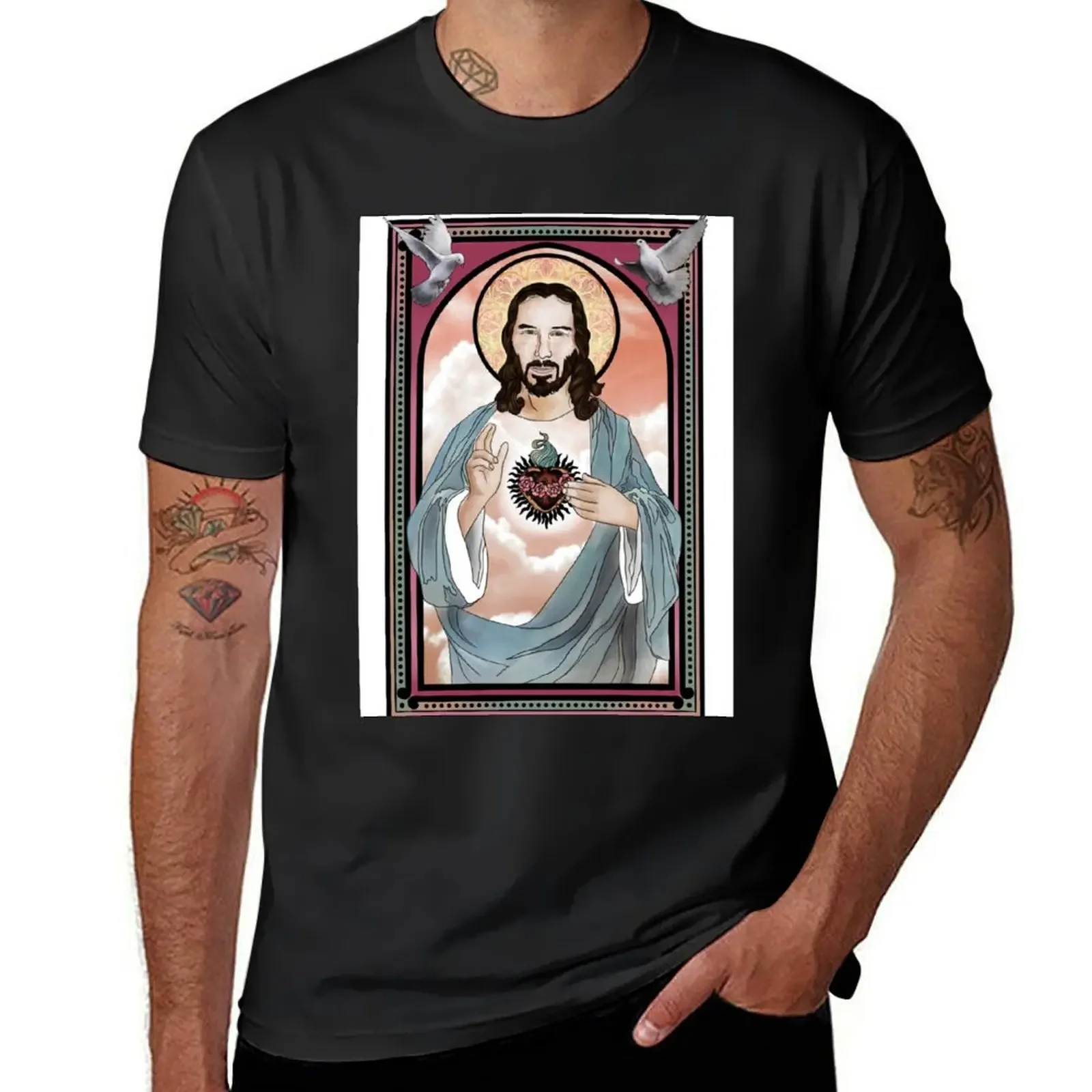 Our Saviour - Keanu T-Shirt customs design your own man t shirt sublime custom shirt mens fashion