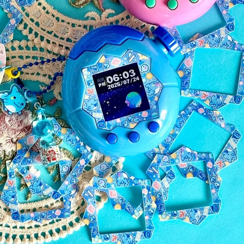 

In Stock New Tamagotchi Paradise Sticker Set - Customizable Faceplate Decals, Trendy Accessory For Virtual Pet