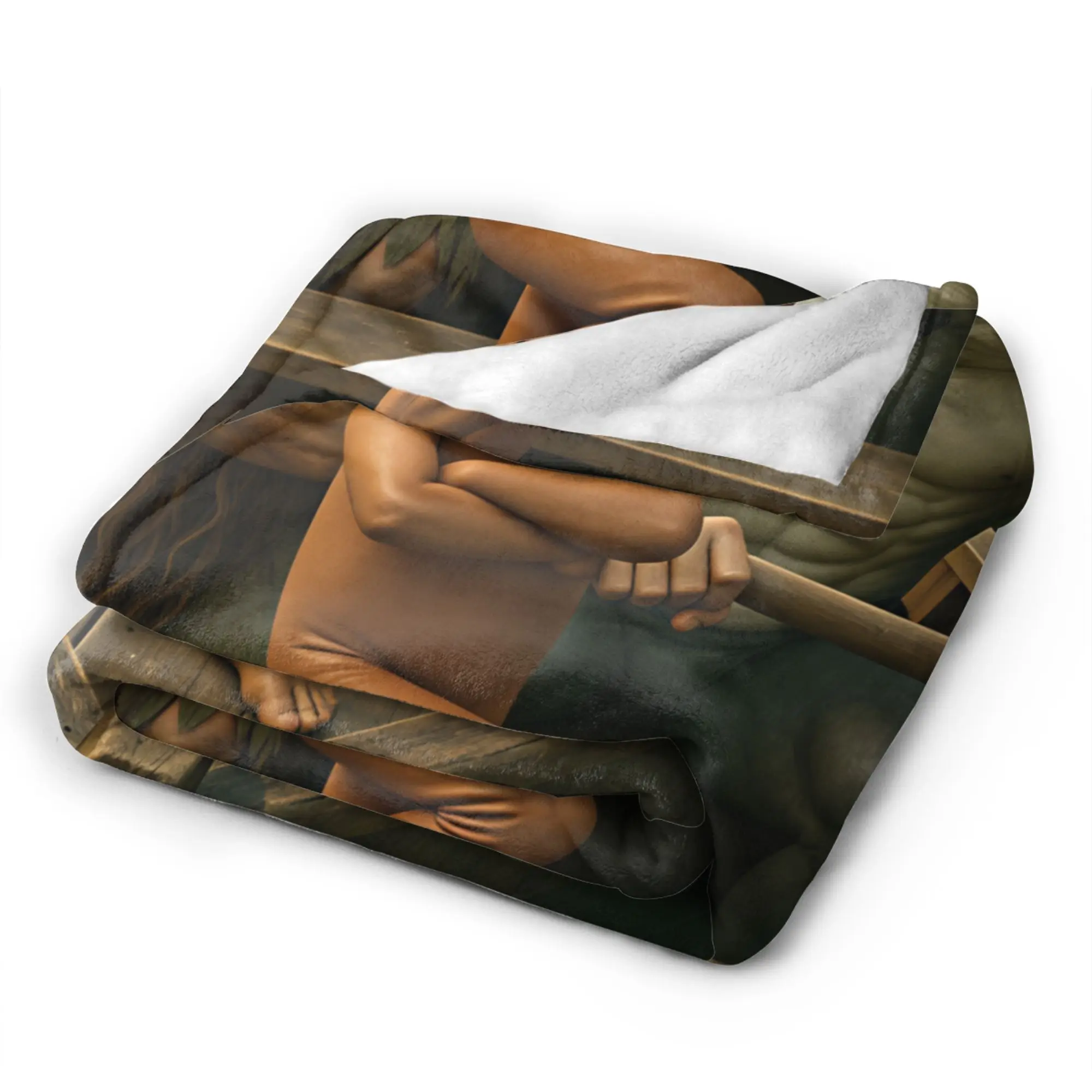 Tung Tung Sahur Boat Adventure Crew With Monster Blanket Winter Warm Soft Throw Blanket For Adults Couch Chair Flannel Bedspread