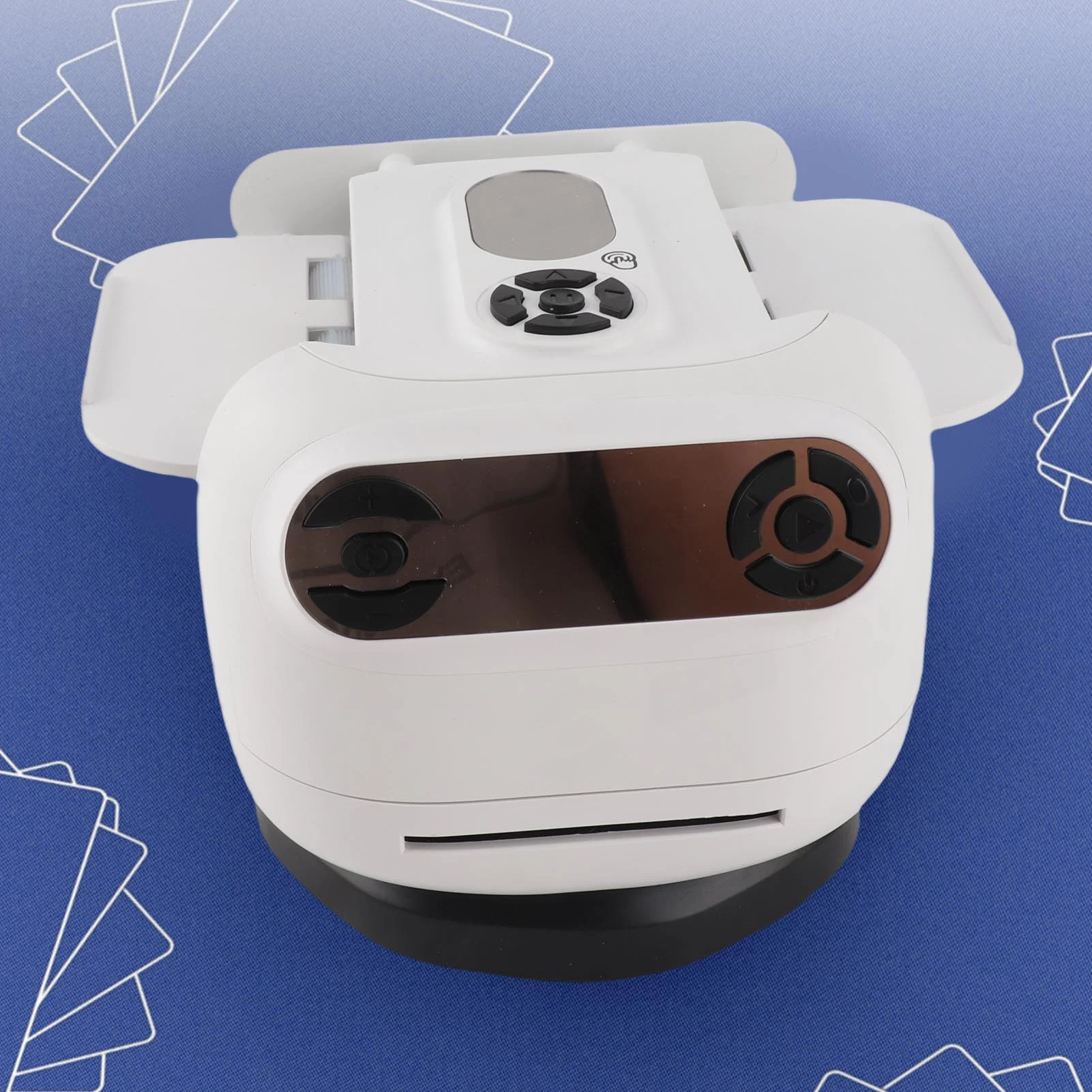 

Rechargeable Portable Shuffler Machine Programming Self Cleaning Automatic Card Shuffler Dealer ABS 2600mAh Quiet for Home