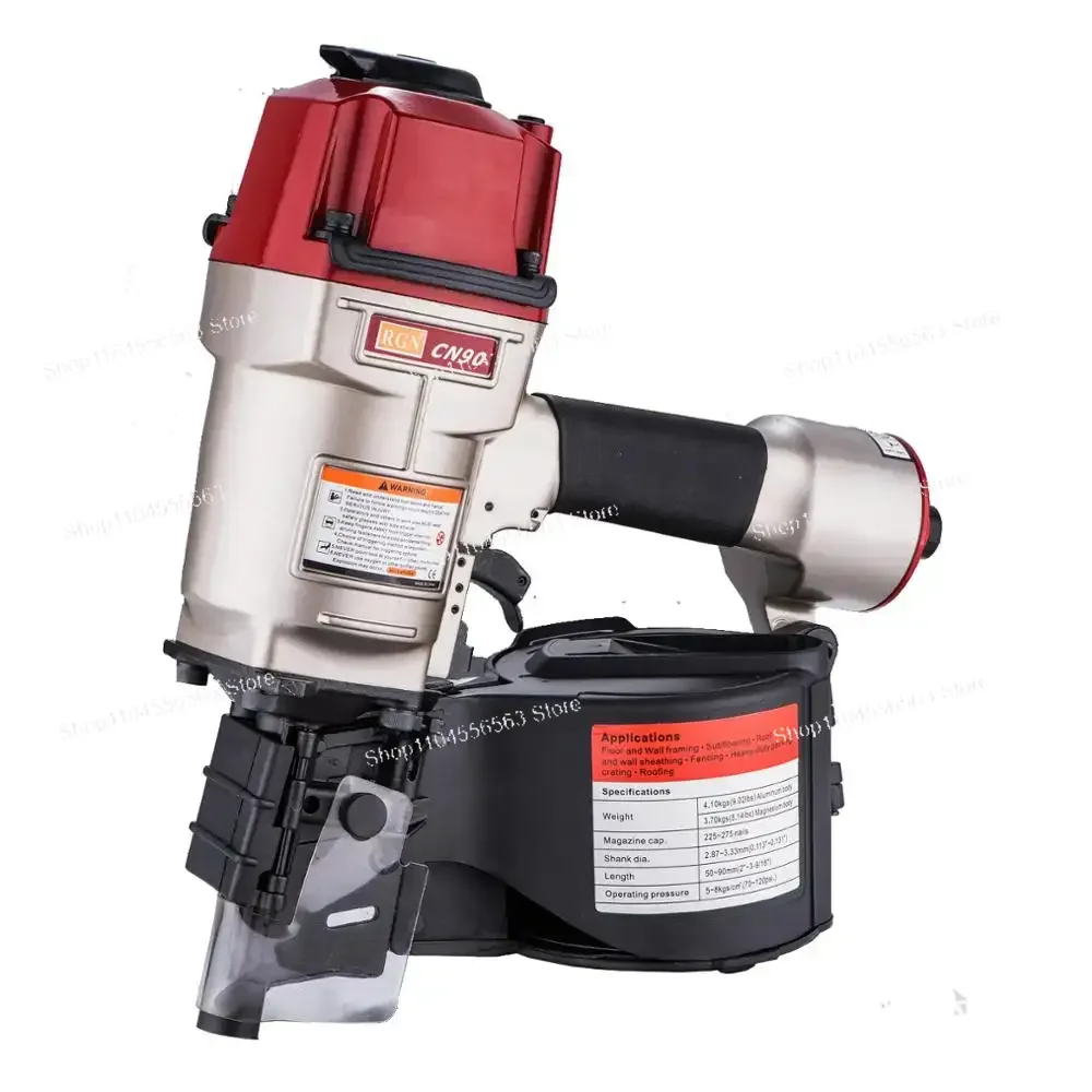 50-90mm Nails Air Pallet Nailer – Coil Nail Gun CN90