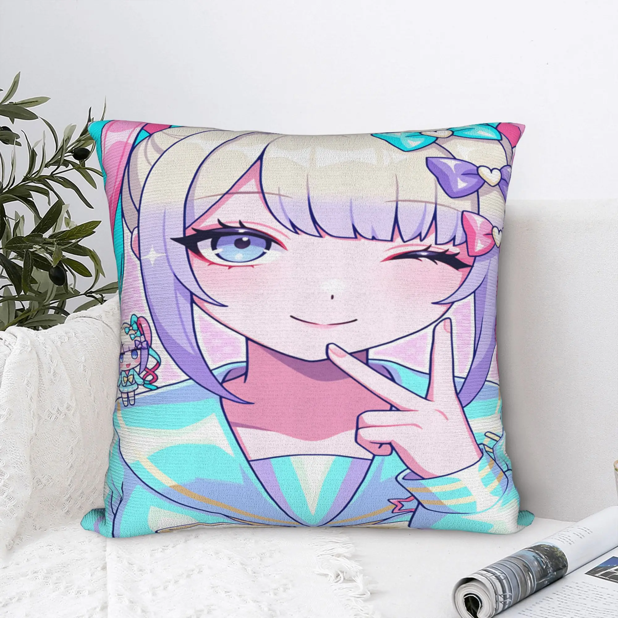 

Needy Streamer Overload Kangel Pillowcases Cute Funny Pillow Case For Chair Sofa Home Decor Comfy Pillow Cover